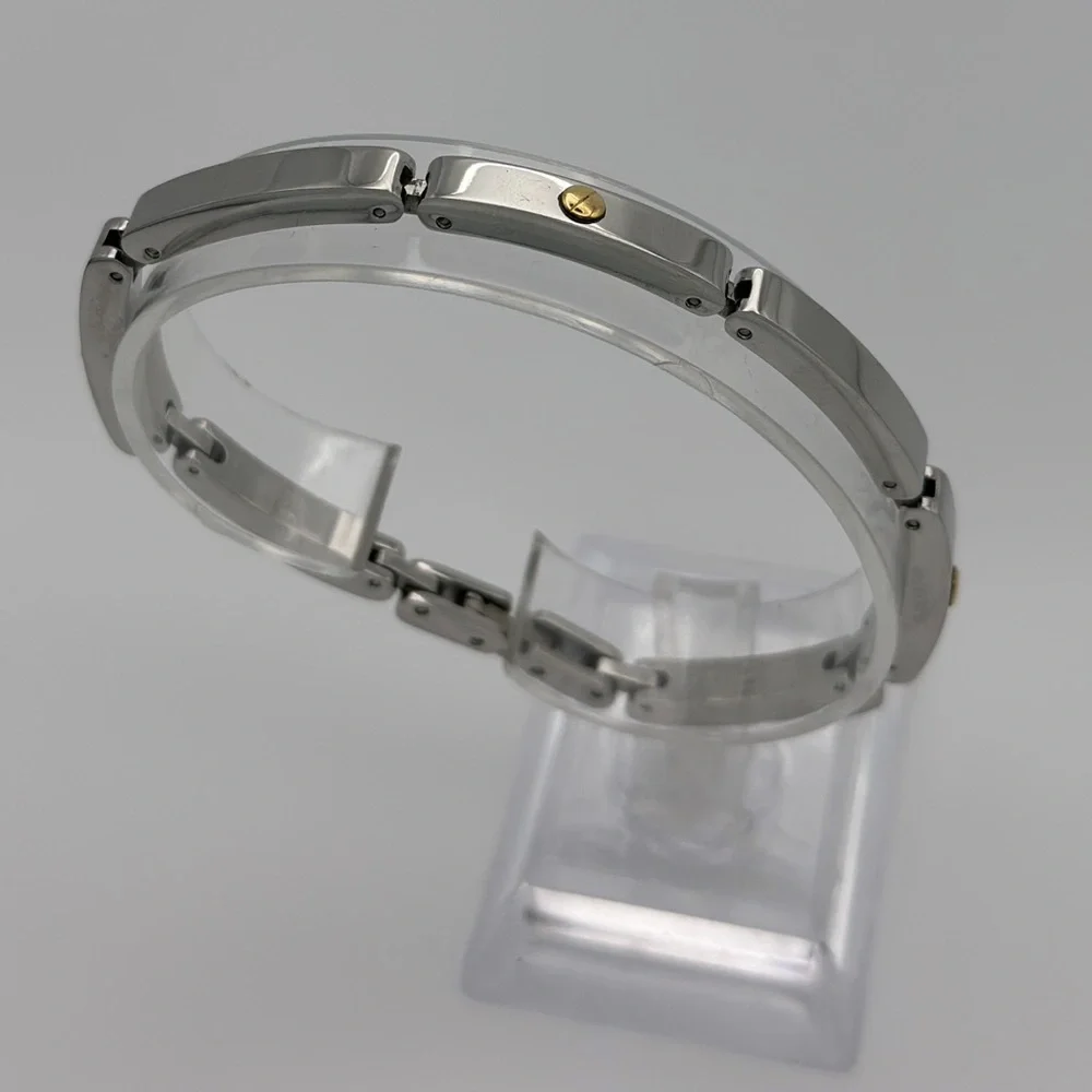 Morellato Stainless Steel and Gold Men’s Link Bracelet Italian Designer Vintage